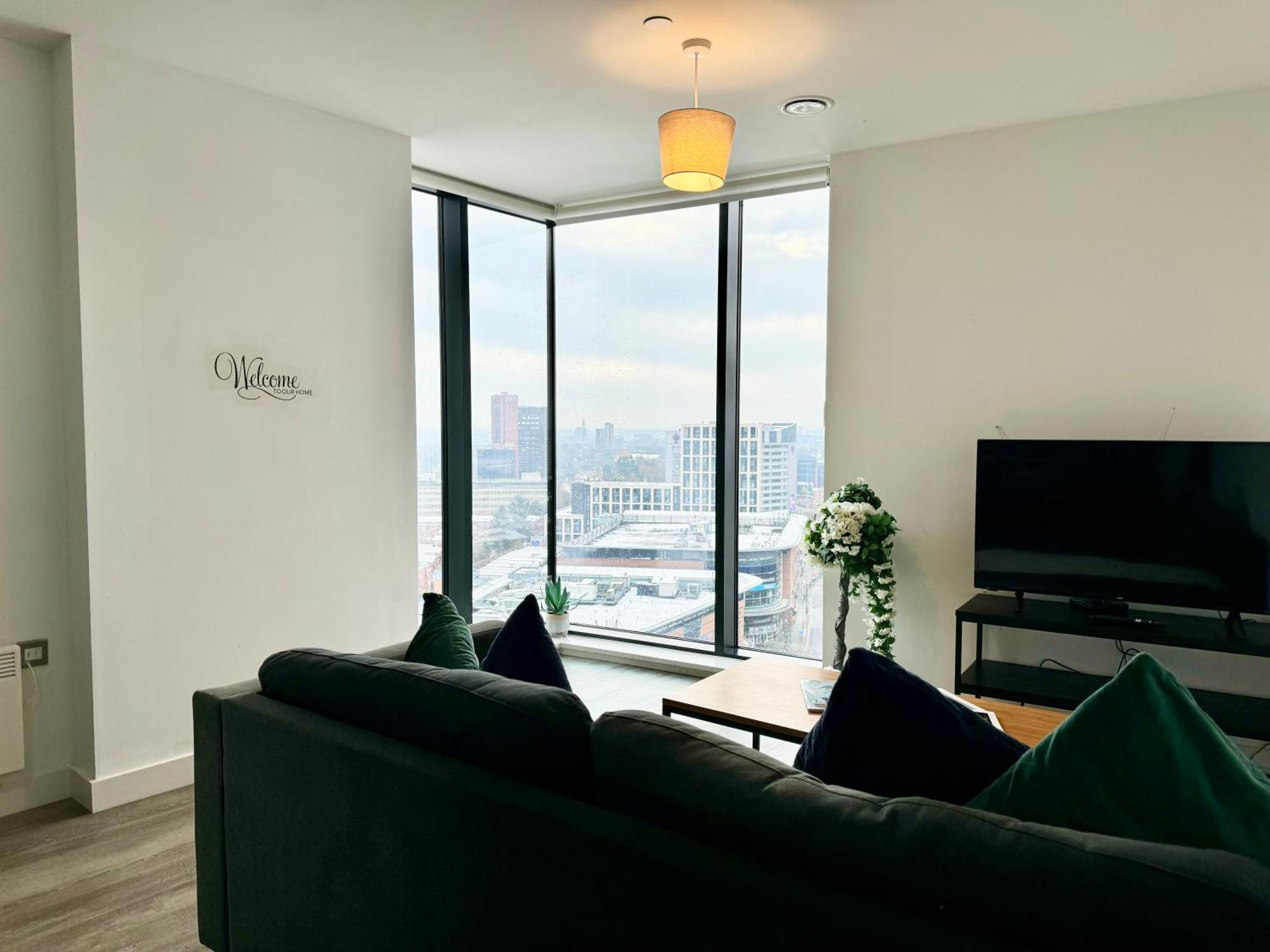 Premium Deals L Last-Minute Stay L 4 Min Walk To Birmingham Central Library L 18Th Floor 2 Bed 2 Bath City Centre Penthouse With Gym & Netflix By Jvt Short Lets Ngoại thất bức ảnh