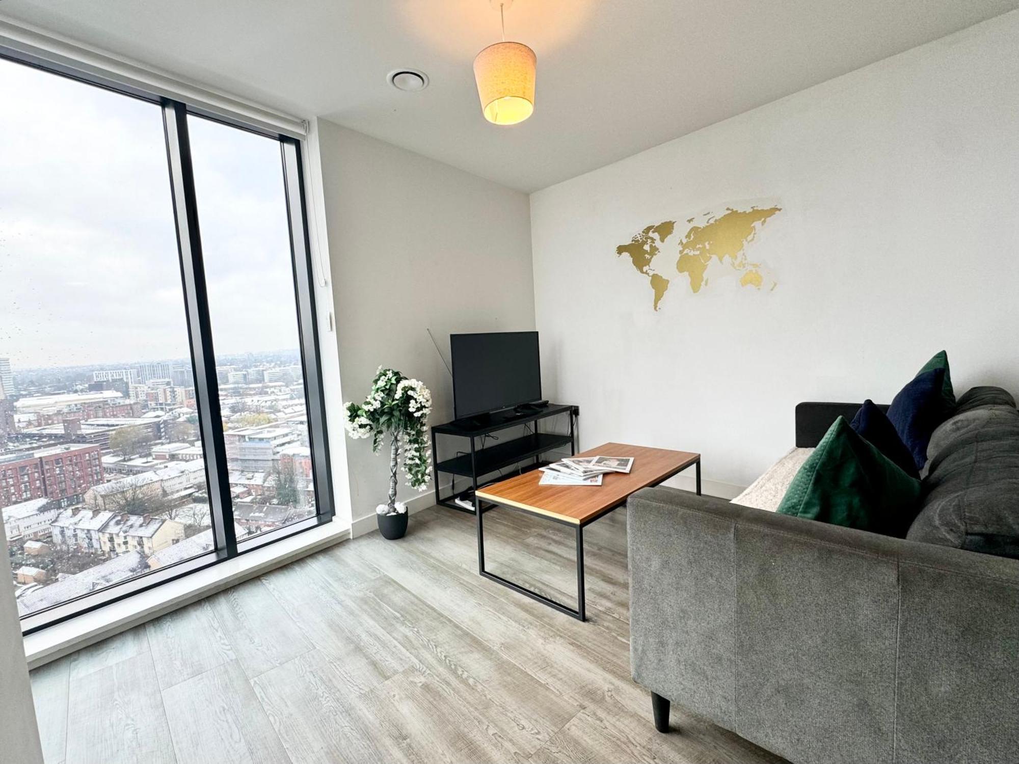 Premium Deals L Last-Minute Stay L 4 Min Walk To Birmingham Central Library L 18Th Floor 2 Bed 2 Bath City Centre Penthouse With Gym & Netflix By Jvt Short Lets Ngoại thất bức ảnh